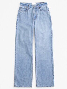 Abercrombie & Fitch High Rise Loose Curve Love Jean Size 27